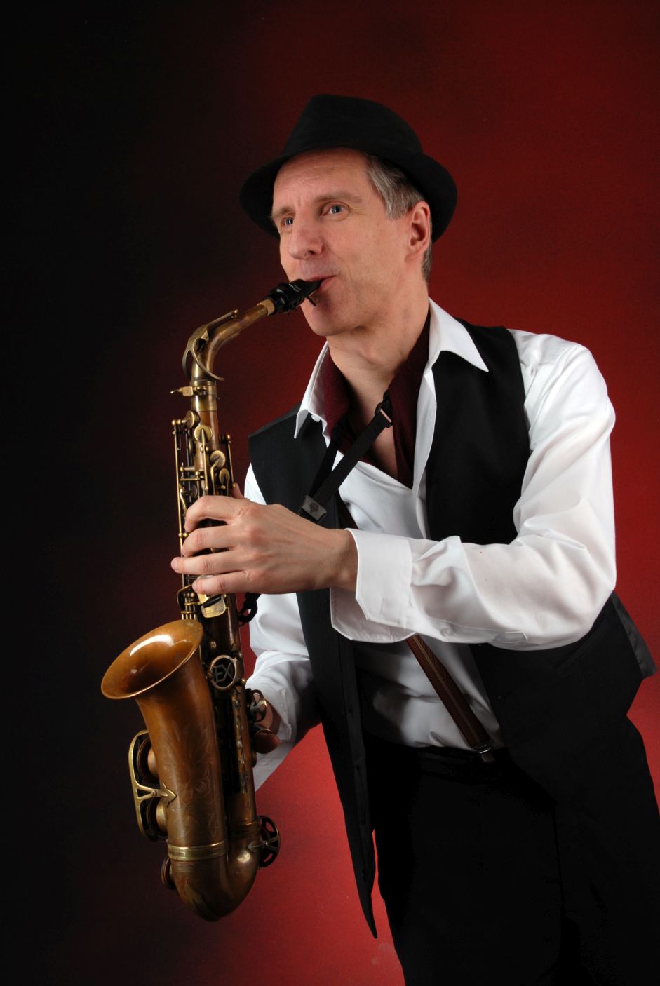 Saxophon solo, mit Gesang und Halbplaybacks oder Sax pur - Swing Alleinunterhalter